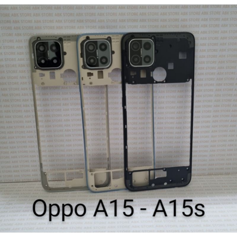 Tulang Tengah Bazel - Rangka Mesin - Frame Mesin Oppo A15 | A 15 Original