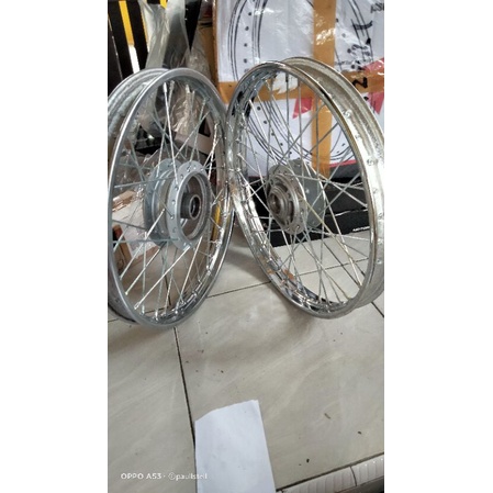 velg rakitan full set depan belakang rakitan Supra x /kharisma/absolute