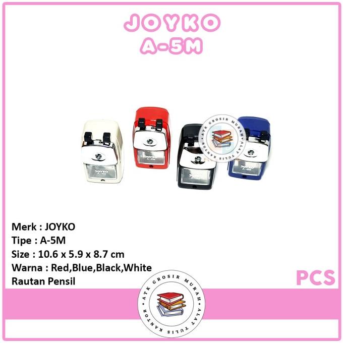 

BAYAR DITEMPAT GROSIR!!! Rautan Pensil / Pencil Sharpener Joyko A-5M/PULPEN GEL/PULPEN LUCU/PULPEN 1 PACK/PENSIL WARNA/PENSIL 2B/PENGHAPUS JOYKO/PENGHAPUS LUCU/RAUTAN PENSIL PUTAR/RAUTAN ELEKTRIK/SPIDOL WARNA/SPIDOL PERMANEN/SPIDOL WHITEBOARD/CORRECTION