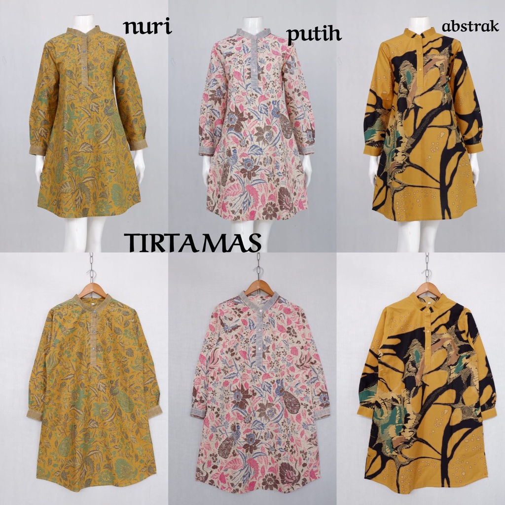 Tunik tirta mas batik solo tunik trendy dress wanita