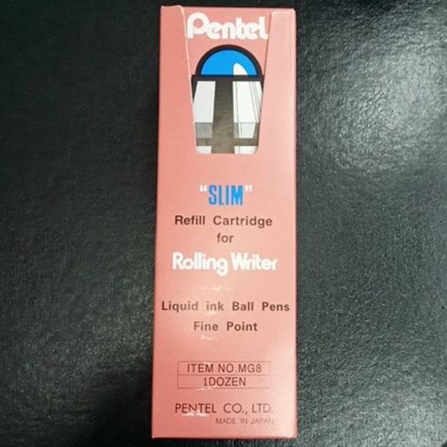 

Isi / refill balpen MG8 Pentel (hitam dan biru)