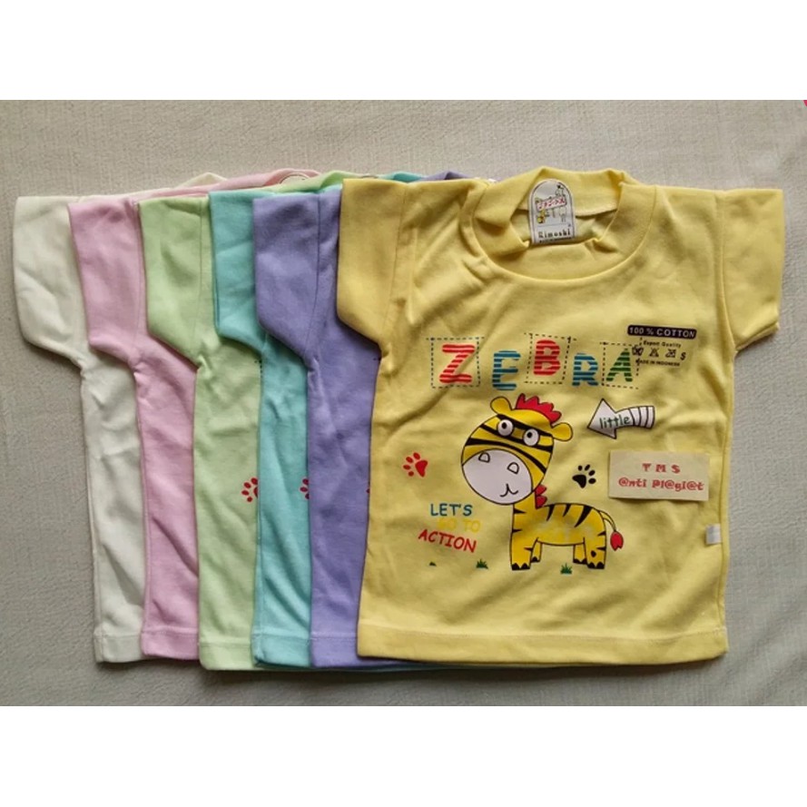  Kaos  Oblong  Bayi  Size M Rimoshi Pakaian Bayi  Bahan  