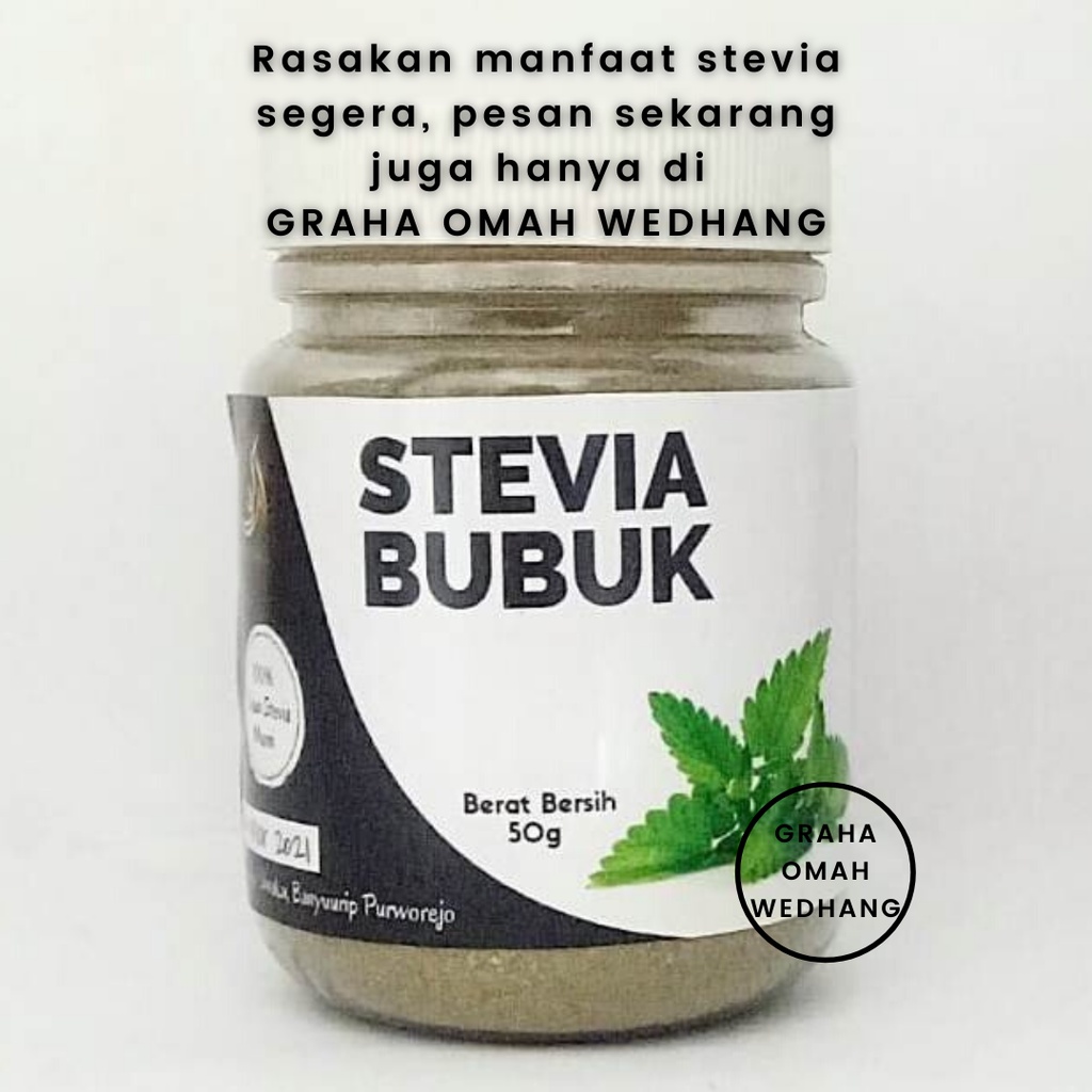

Pemanis Alami Stevia Bubuk 50gr