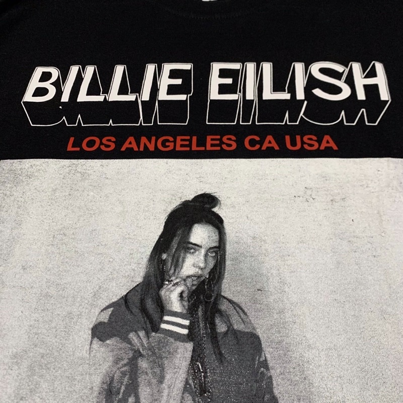 KAOS BILLIE EILISH / BILLIE EILISH FREE STICKER BISA BAYAR DI TEMPAT