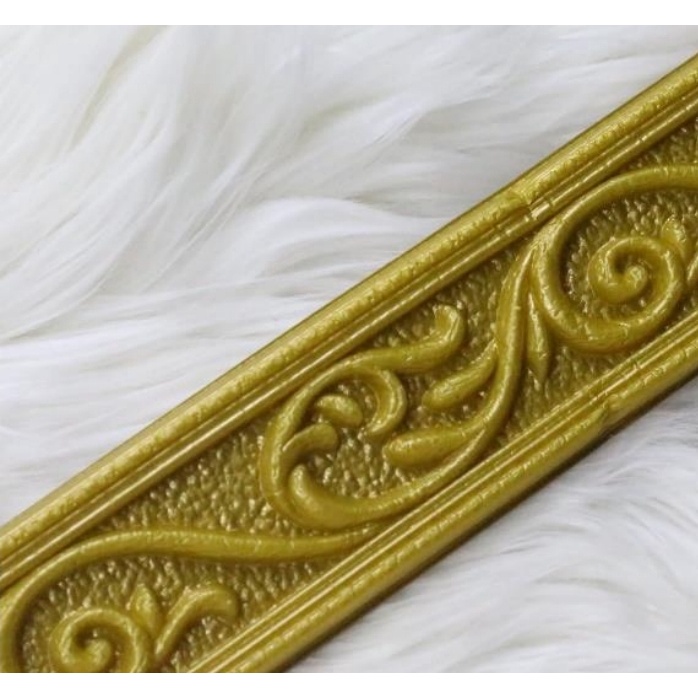 LIST BORDER FOAM 3D LIS WALLPAPER BORDER STICKER (LEBAR 5 CM)-T5-08 KUNING EMAS