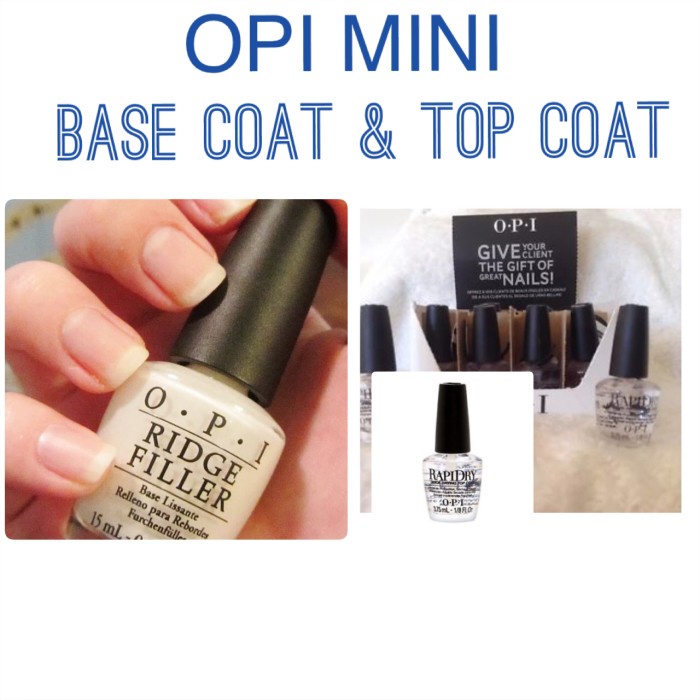 Top Coat Opi Mini Or Nail Base Coat Opi Mini - Base Coat