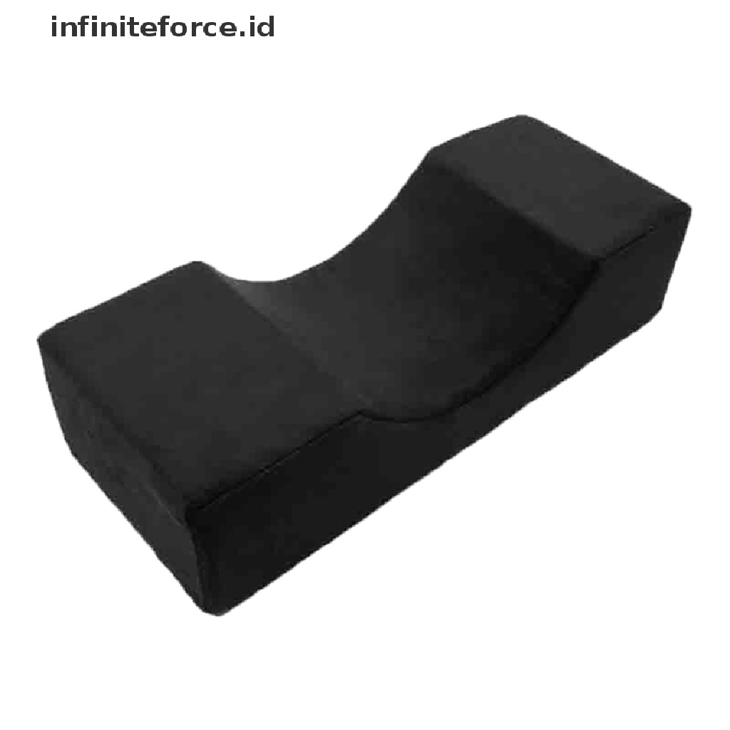 (Infiniteforce.Id) Bantal Memory Foam Penyangga Leher Bahan Flanel