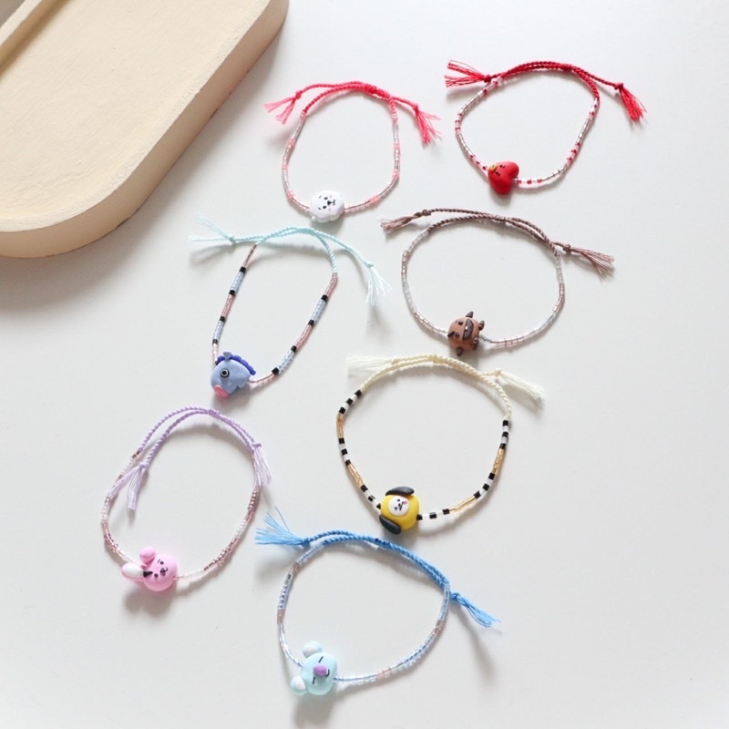 gelang tangan BT21 BTS PRE ORDER loliastuff