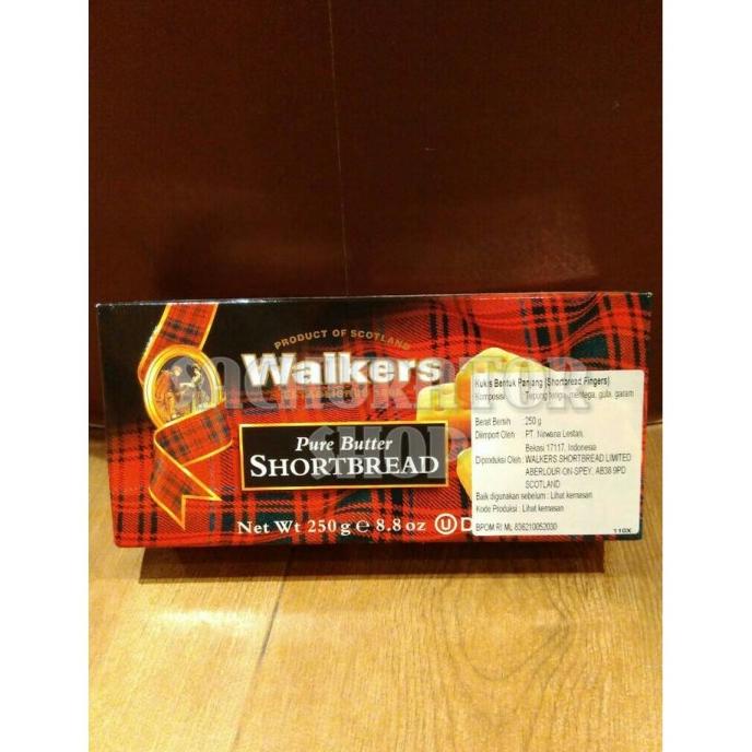 

PURE 250 WALKERS BUTTER BISCUIT GR WALKER SHORTBREAD COOKIES XCD521XS