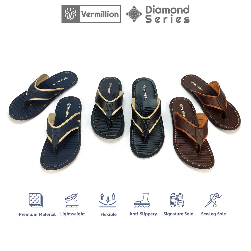 Sandal Jepit Pria Sandal Kulit Pria Slop Sandal Jepit Sandal Pria Kekinian Sandal Anti Slip Pria Sandal Pria Sandal Pria Karet Sandal Pria Casual - Cassanova