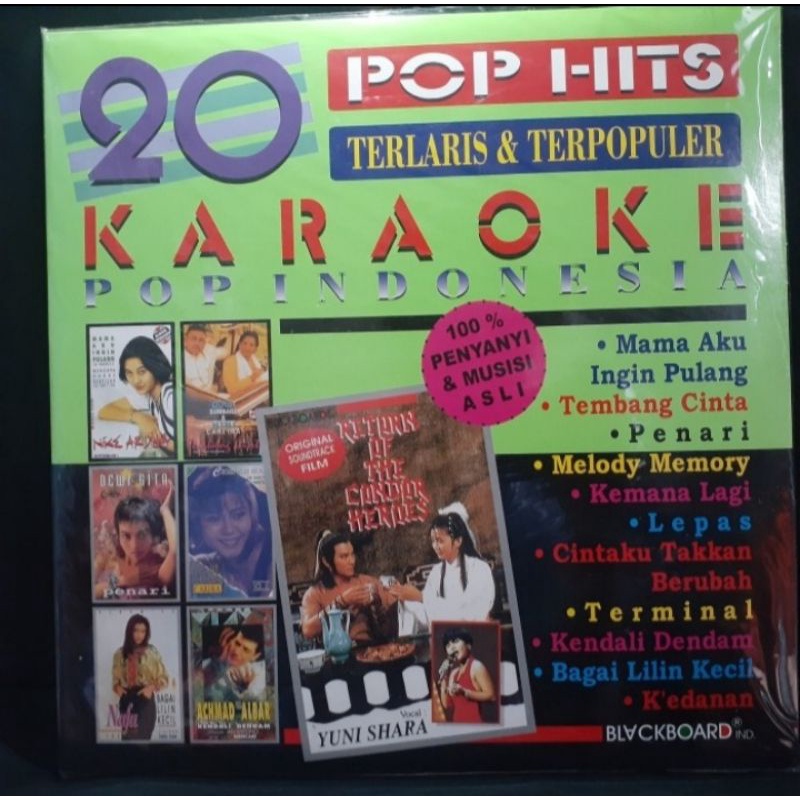 Laser Disc 20 Pop Hits Terpopuler Indonesia Nike Ardilla Iwan Fals Achmad Albar VA