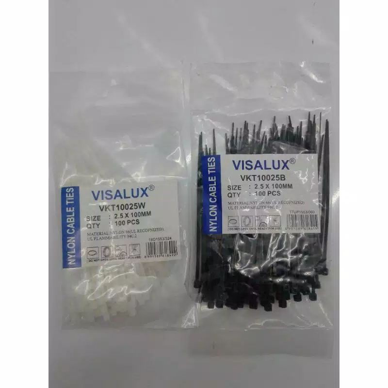 KABEL TIES TIS 100 , 150 , 200 , 250 , 300 ISI 100 PCS CABLE TIE TIS NYLON PENGIKAT KABEL