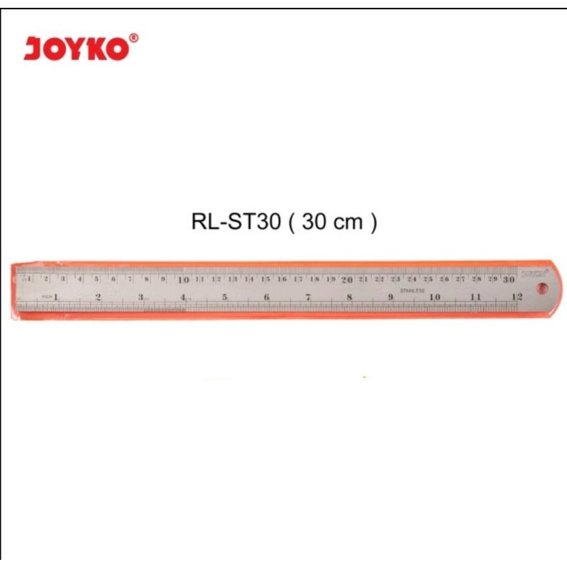 

Penggaris Besi Stainless dan Plastik 30cm