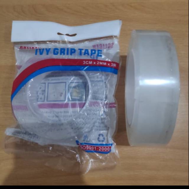 

Double tape transparant soligen 3cmx2mmx3mtr