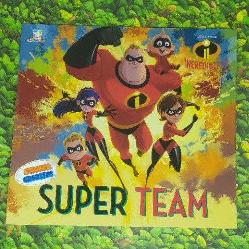 Buku Incredibles 2 - Super Team - Sticker Creative