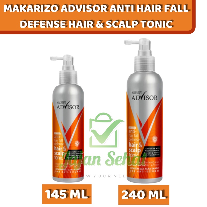 MAKARIZO ADVISOR ANTI HAIR FALL DEFENSE HAIR &amp; SCALP TONIC 240 ML/145ML