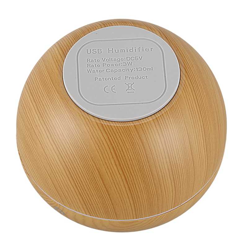 Taffware Air Humidifier Ultrasonic Aromatherapy Wood 130ml HUMI AUG17