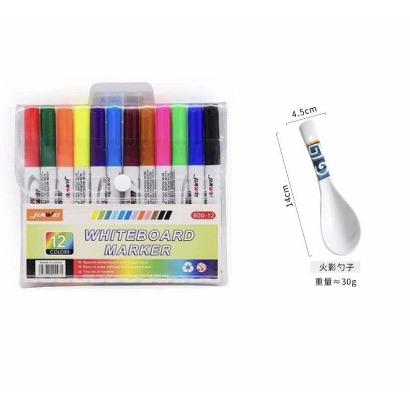 Mainan Spidol Air Ajaib Dan Sendok Mengapung Viral Floating Marker Magic Pen Anak Sensory Drawing Gambar Menggambar New Original