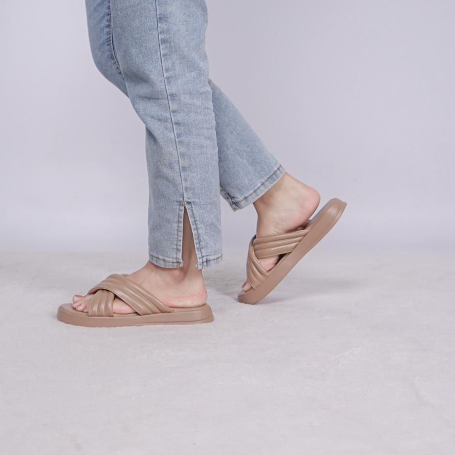 Sandal Wanita Kekinian Korea /Platform  Sandal Slipon