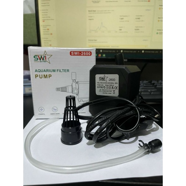 POMPA CELUP AQUARIUM SWI STAR POWER HEAD / WATER PUMP LOW WAT