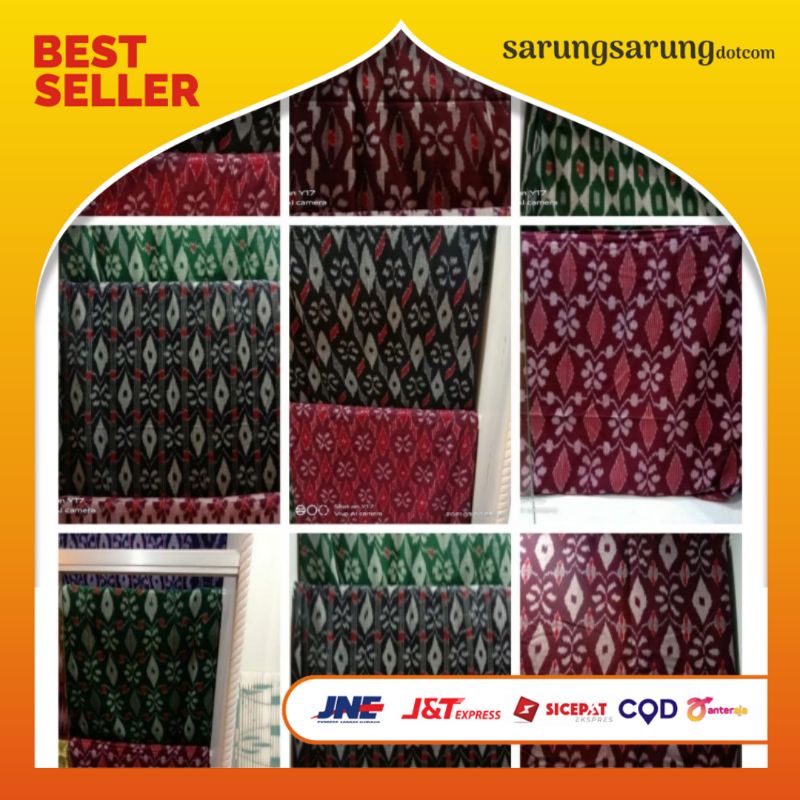 Sarung Tenun Goyor Pria Asli Tegal Pohon Zaitun Gloyor ATBM
