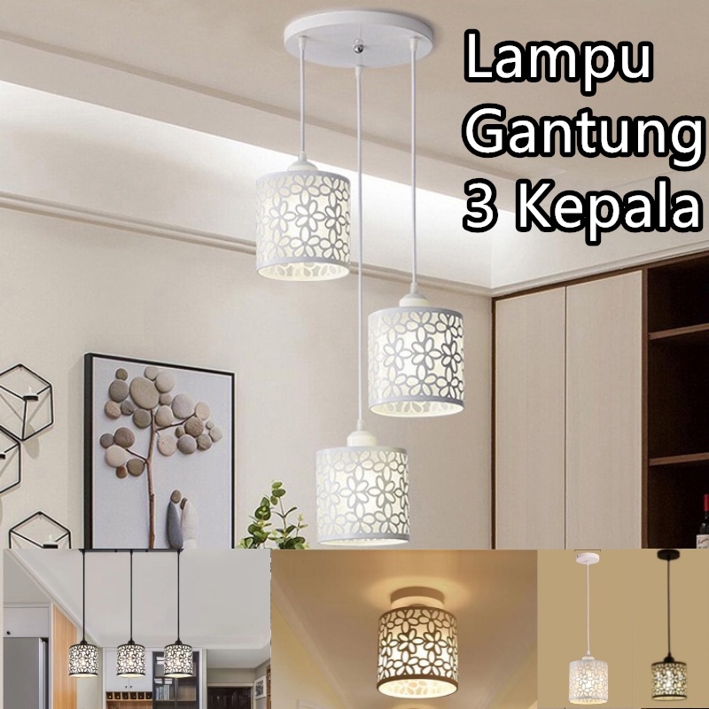 Jual Lampu Gantung 3 Kepala Lampu Ruang Tamu Lampu Gantung Lampu ...