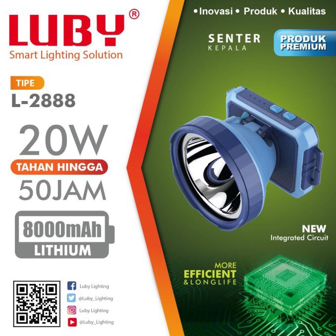 Senter Kepala LUBY 2888 / L2888 / L-2888