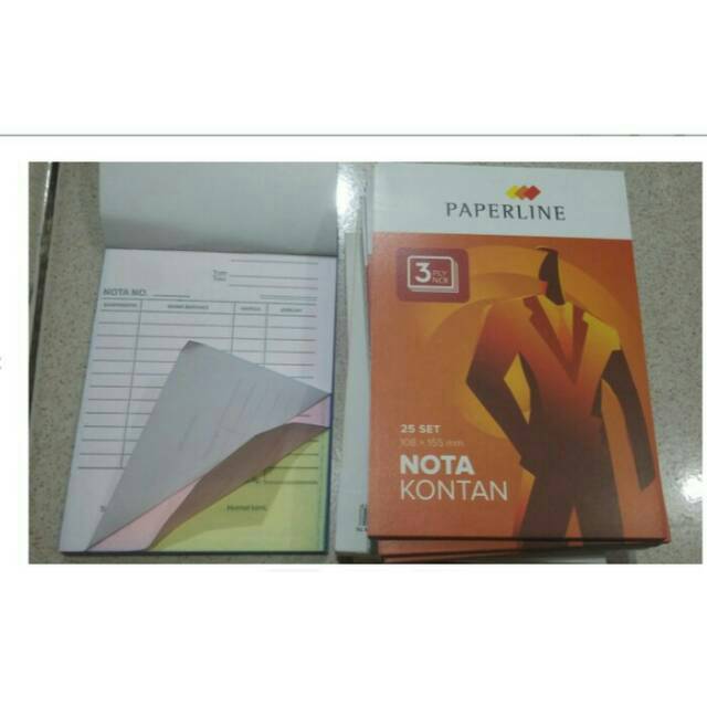 

BUKA NOTA/NOTA KONTAN KECIL 3 RANGKAP MERK PAPERLINE K3