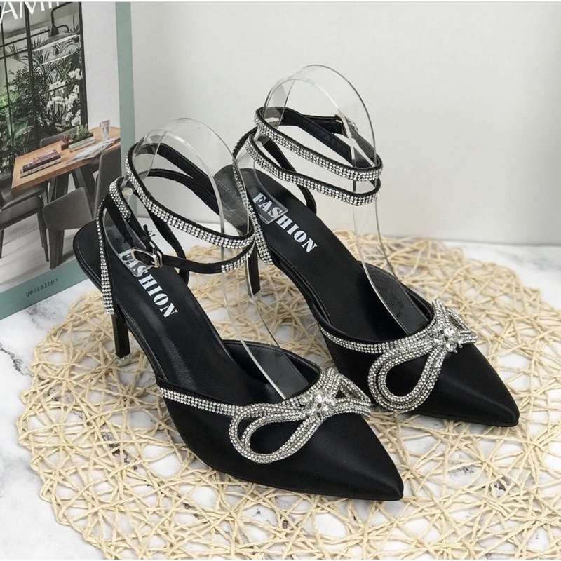 heels 21221 sepatu sendal wanita import realpict