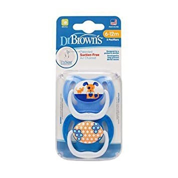 DR. BROWNS PREVENT BUTTERFLY PACIFIERS 6-12 MONTHS