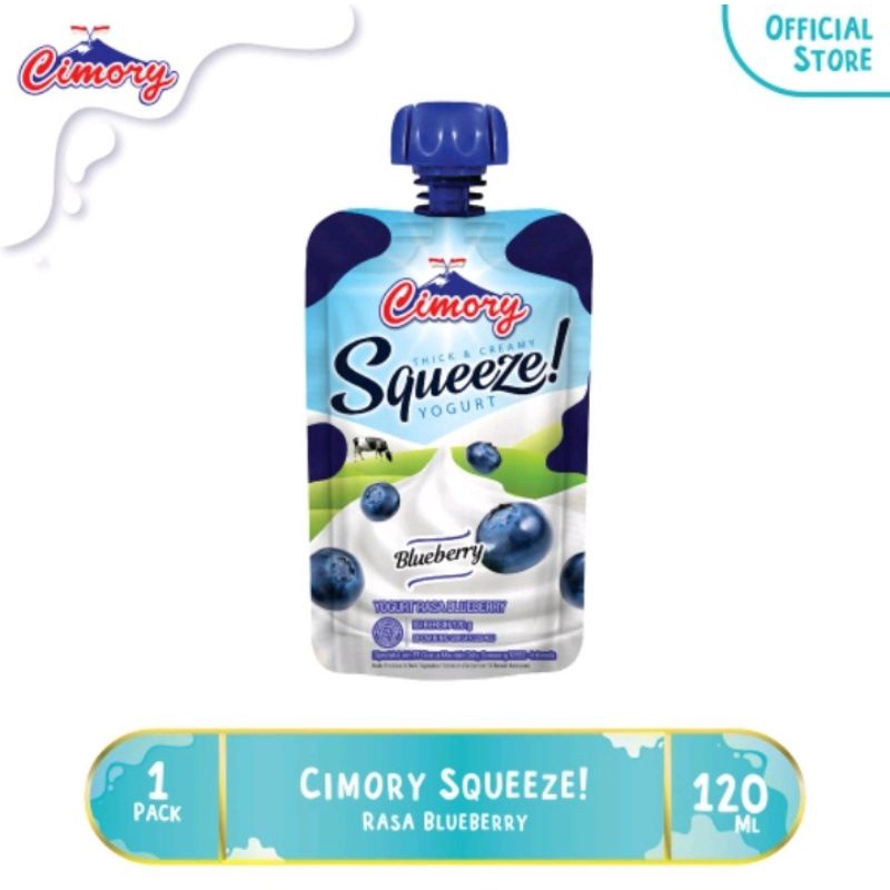 

CIMORY SQUEEZE YOGURT 120g RASA BLUEBERRY - thick & creamy yogurt