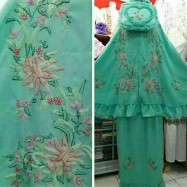 Mukena Sulam Bayang Warna Bukittinggi Terlaris