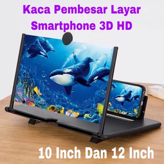 Kaca Pembesar Layar Smartphone 3D HD / Pembesar Layar HP 10 Inch