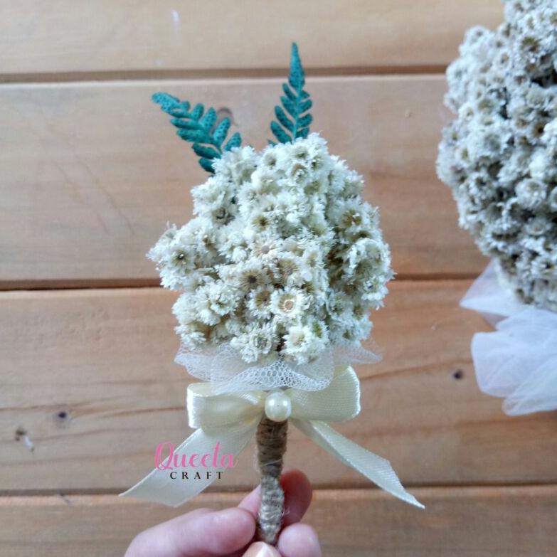 Boutonniere Rustic/Corsage Rustic/Bunga jas / Bross jas / Corsage Bunga kering/Corsage (KODE L6531)