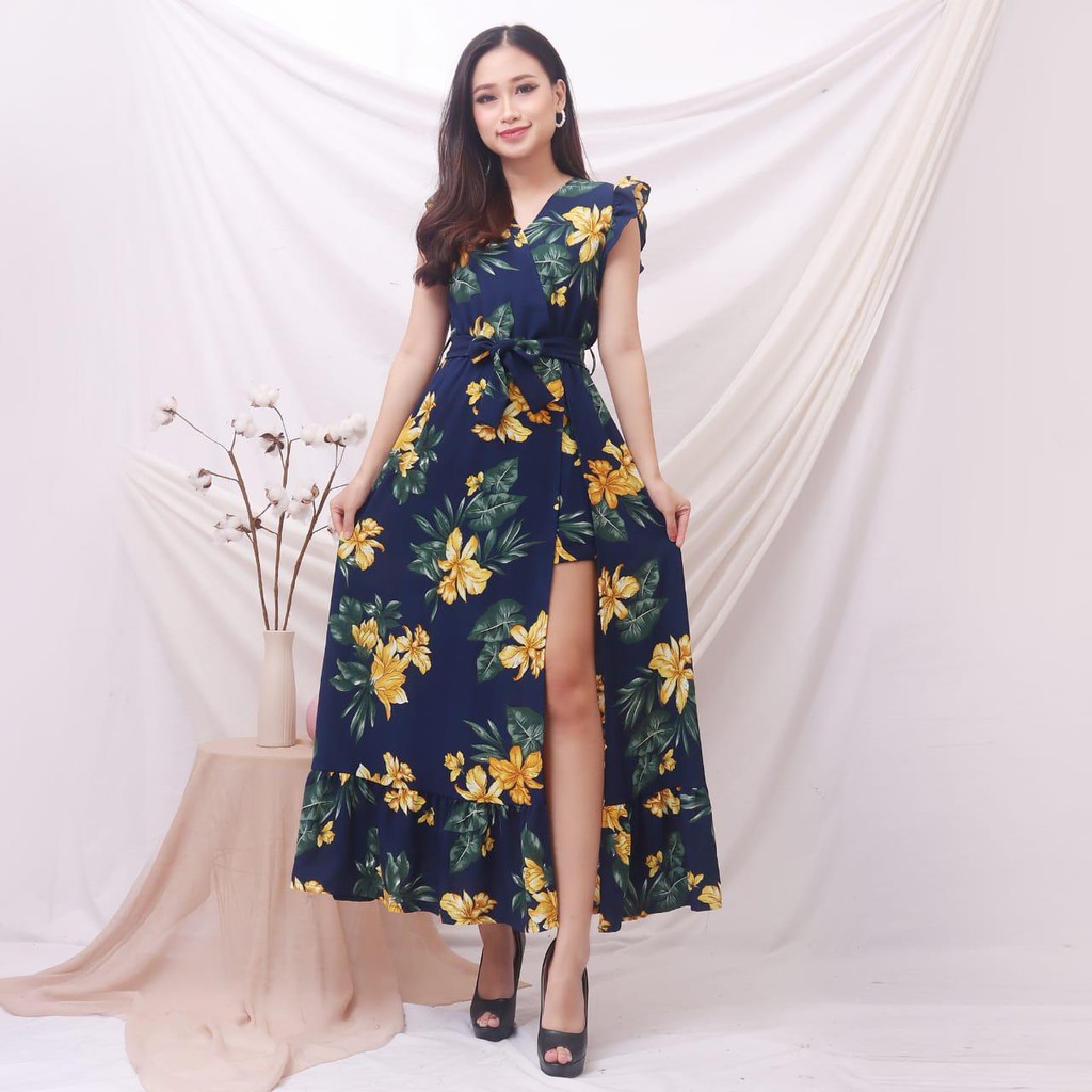 REALPIC INSTORE88 - JUMPSUIT DRESS BUNGA NAGITA 184