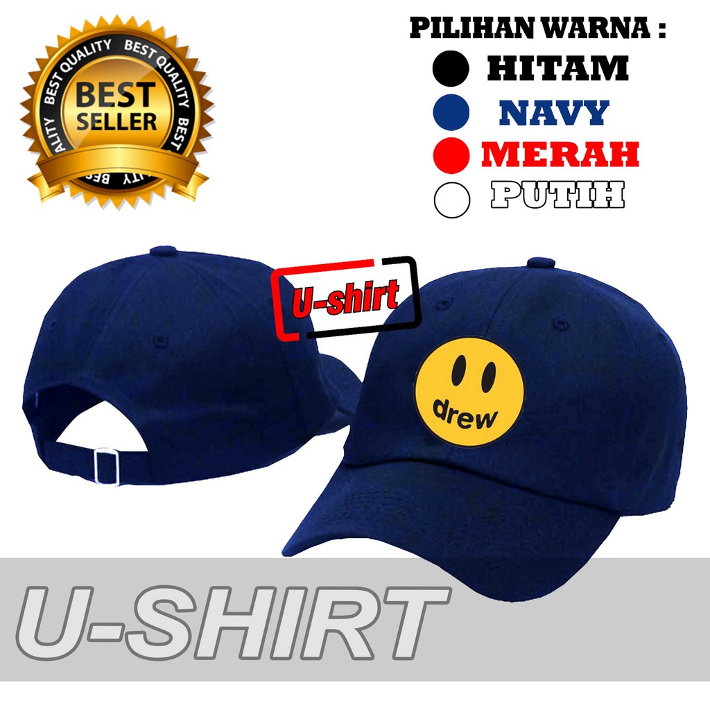 BERKUALITAS  Topi Baseball DREW HOUSE MURAH TERBARU PRIA&WANITA DISTRO U-SHIRT