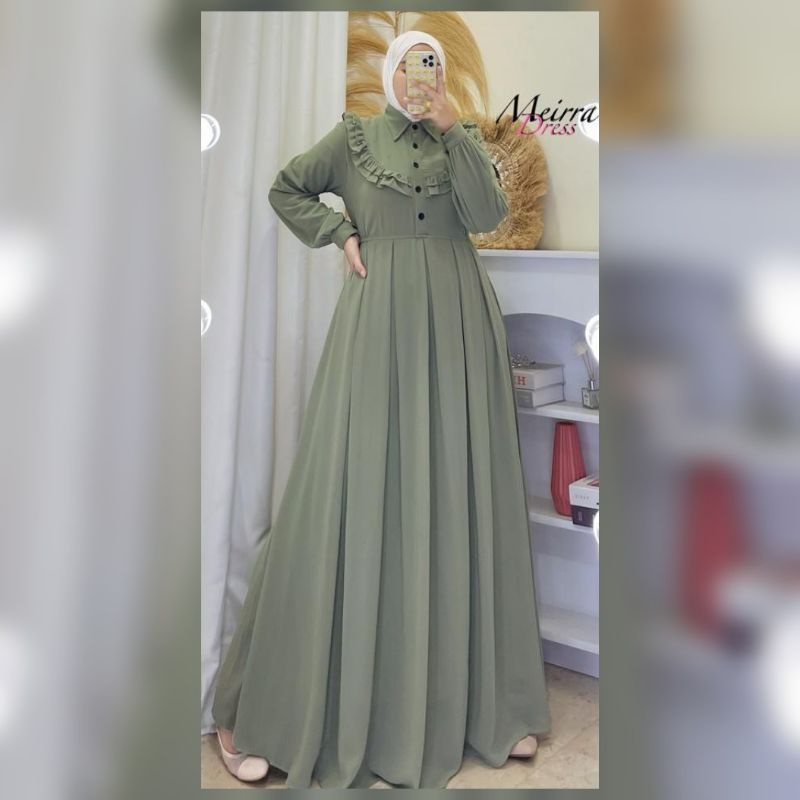 gamis MAIRA dress//baju gamis syari ceruty premium//gamis busuy//gamis cerut