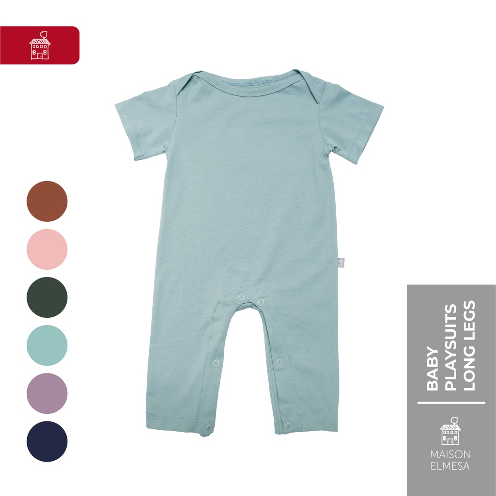 Maison Elmesa Playsuit Baju Bayi Ultrafine Kaki Panjang