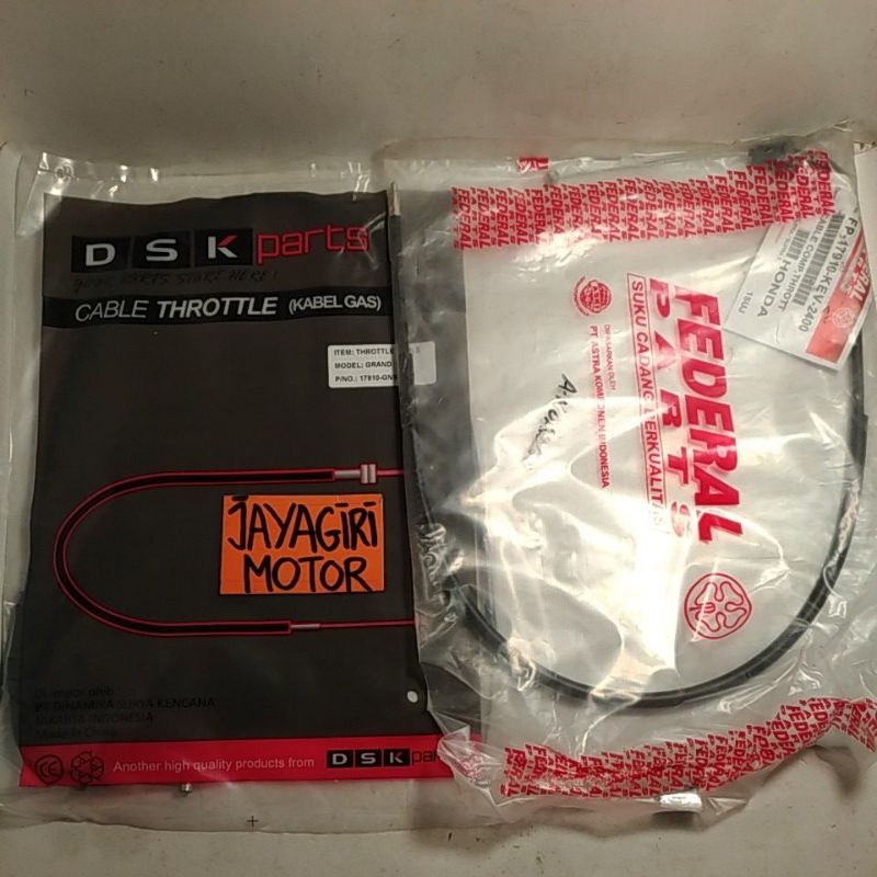 Kabel Gas Supra Grand GN5 KEV Federal DSK Cabel Cable Astrea X Fit Old 100 Cakram Tromol Lama XX OEM