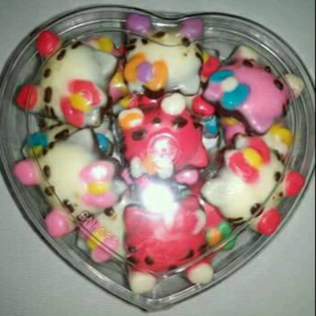 

Coklat Hello Kitty toplesan