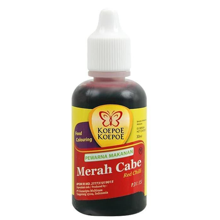 

Jual Pewarna Makanan Koepoe Koepoe 30ML Pewarna cair Makanana-Merah Cabe Diskon