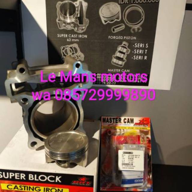 Blok piston mx vixion mx king brt 62