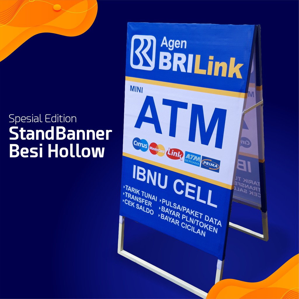 STANDING BANNER BESI HOLLOW PAVEMENT BOARD