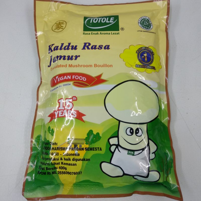 

Totole Kaldu Jamur 400gr Halal MUI Bumbu totole rasa jamur 400 gram