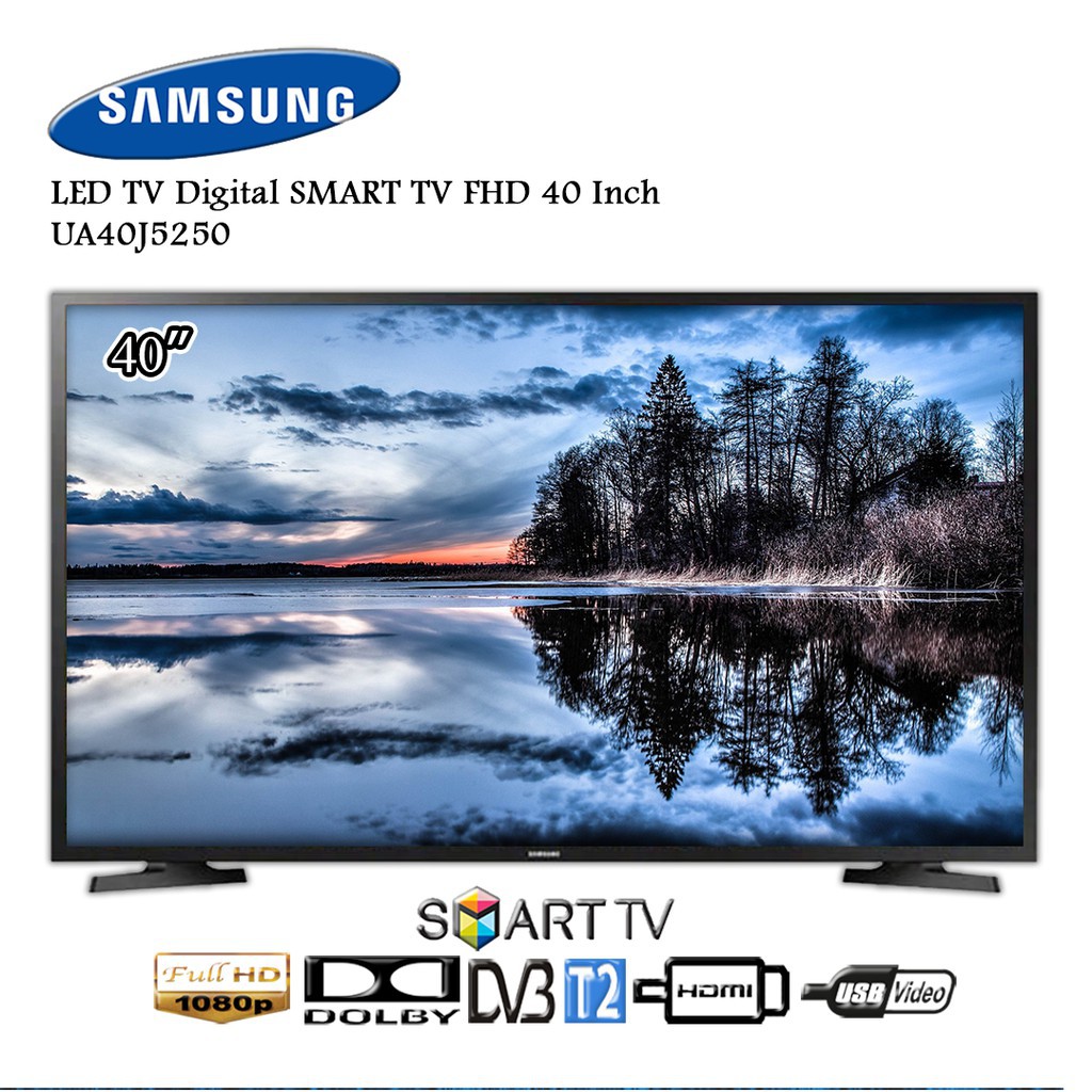 SAMSUNG UA40J5250DK SMART TV LED 40 INCHI - HITAM