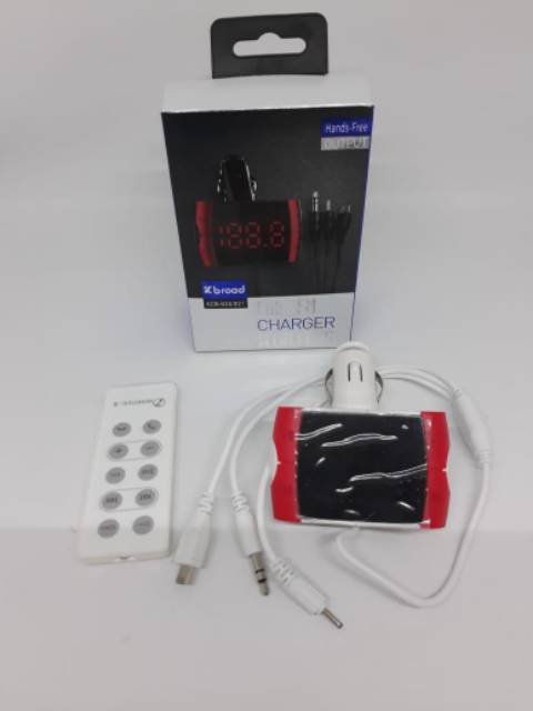 Car Charger KCB 920 Charger Mobil Wireless AUX Modulator Car Charger