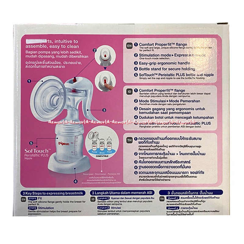 Pigeon Breast Pump Manual Alat Pompa ASI Manual Alat Peras asi Pigen