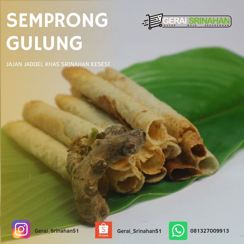 

SEMPRONG LIPAT GULUNG RASA WIJEN, JAHE, 250gr