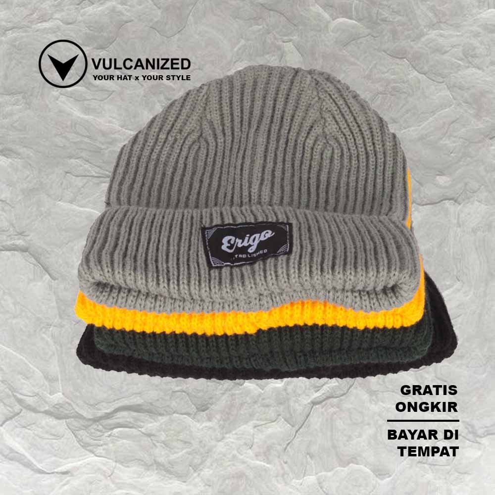 KUPLUK BEANIE HAT POLOS / KUPLUK RAJUT POLOS / SHORT BEANIE HAT