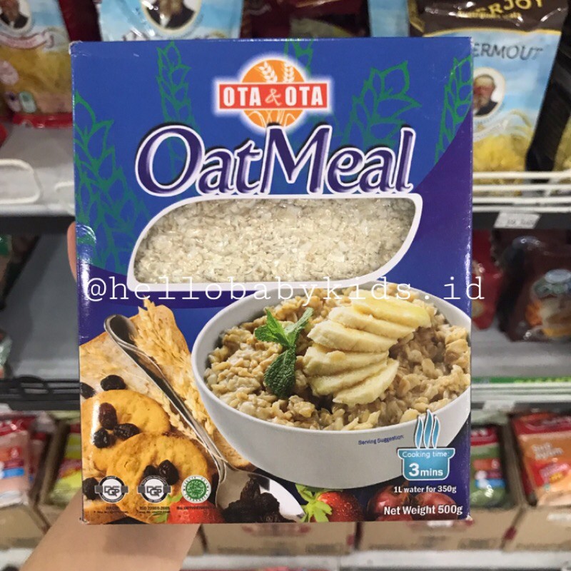 

Ota-ota oatmeal/rolled oat/instant oat 500gr